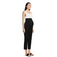 thumbnail image 1 of Time and Tru Maternity Essentials Straight Leg Jeggings, 27" Inseam, Sizes S-XXL, 1 of 5