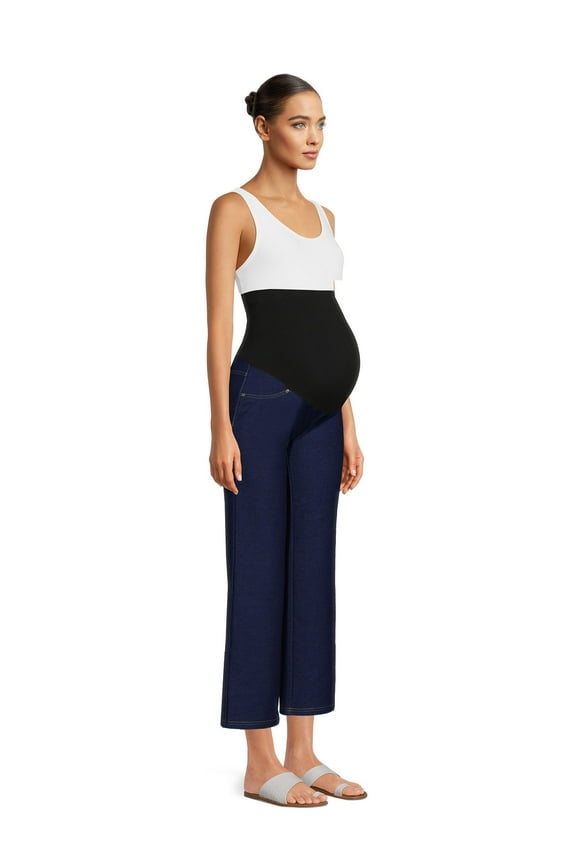 Maternity Essentials Straight Leg Jeggings, 27" Inseam, Sizes S-XXL