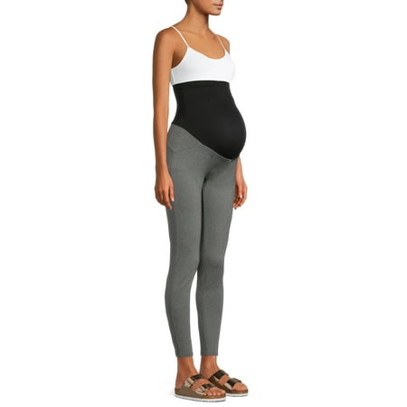Time and Tru Maternity Leggings with Full Panel and Heavy Weight Ponte