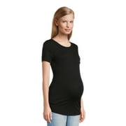 Time and Tru Maternity Non Shirred Short Sleeve Tee