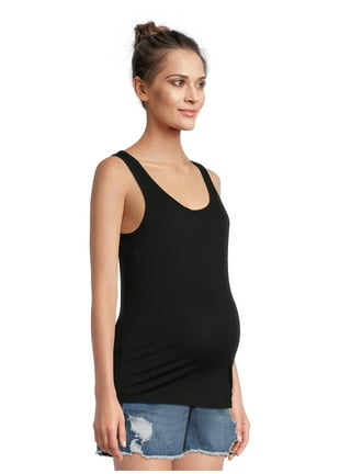Time and tru Womens Scoop Neck Cami Undershirt (SM 4-6, Black