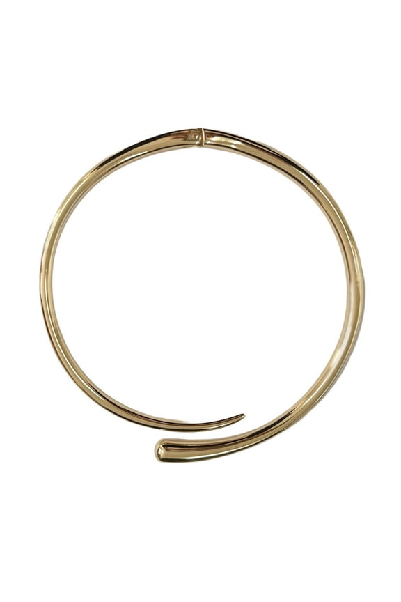 Metal Choker Necklace Gold Plated for Female Adults and Teens