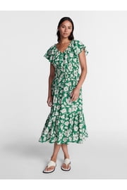 green dress walmart Time and Tru Dresses for Women Sizes XS-4X CBedroomFlashSale1025