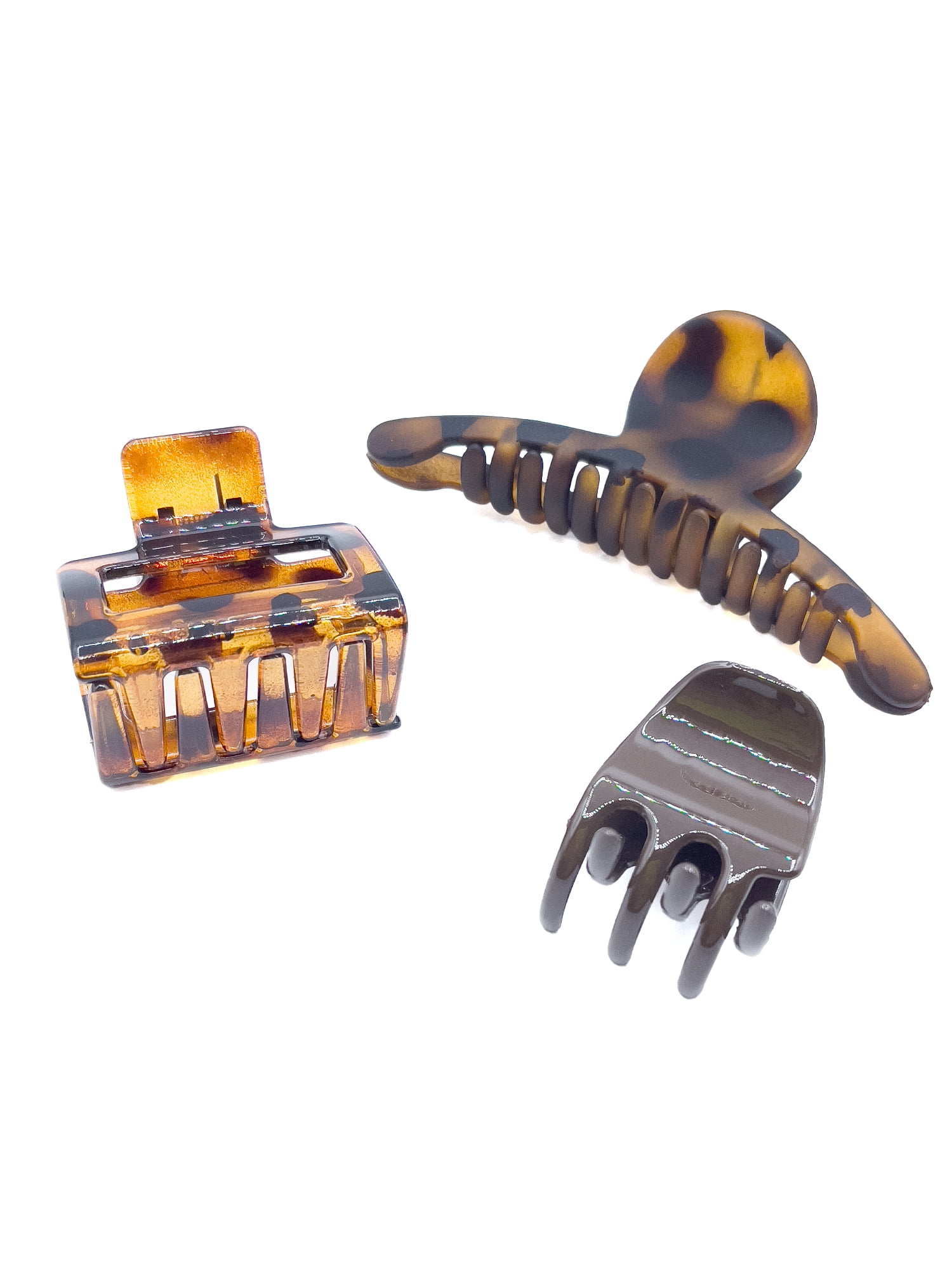 Mixed Claws, 3-Pack, Brown