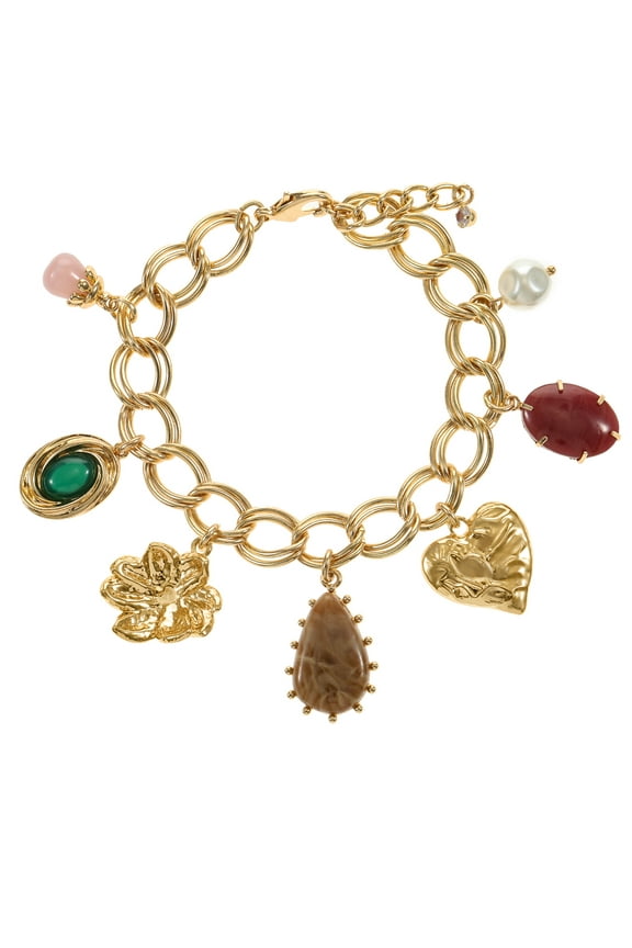 Multicolored Charm Bracelet, 1 Piece