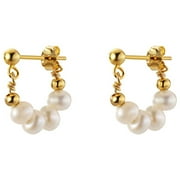 YRTOES Time and Tru Pearl Earrings,Beaded Earrings Vintage Earrings Pearl Earrings Sweet