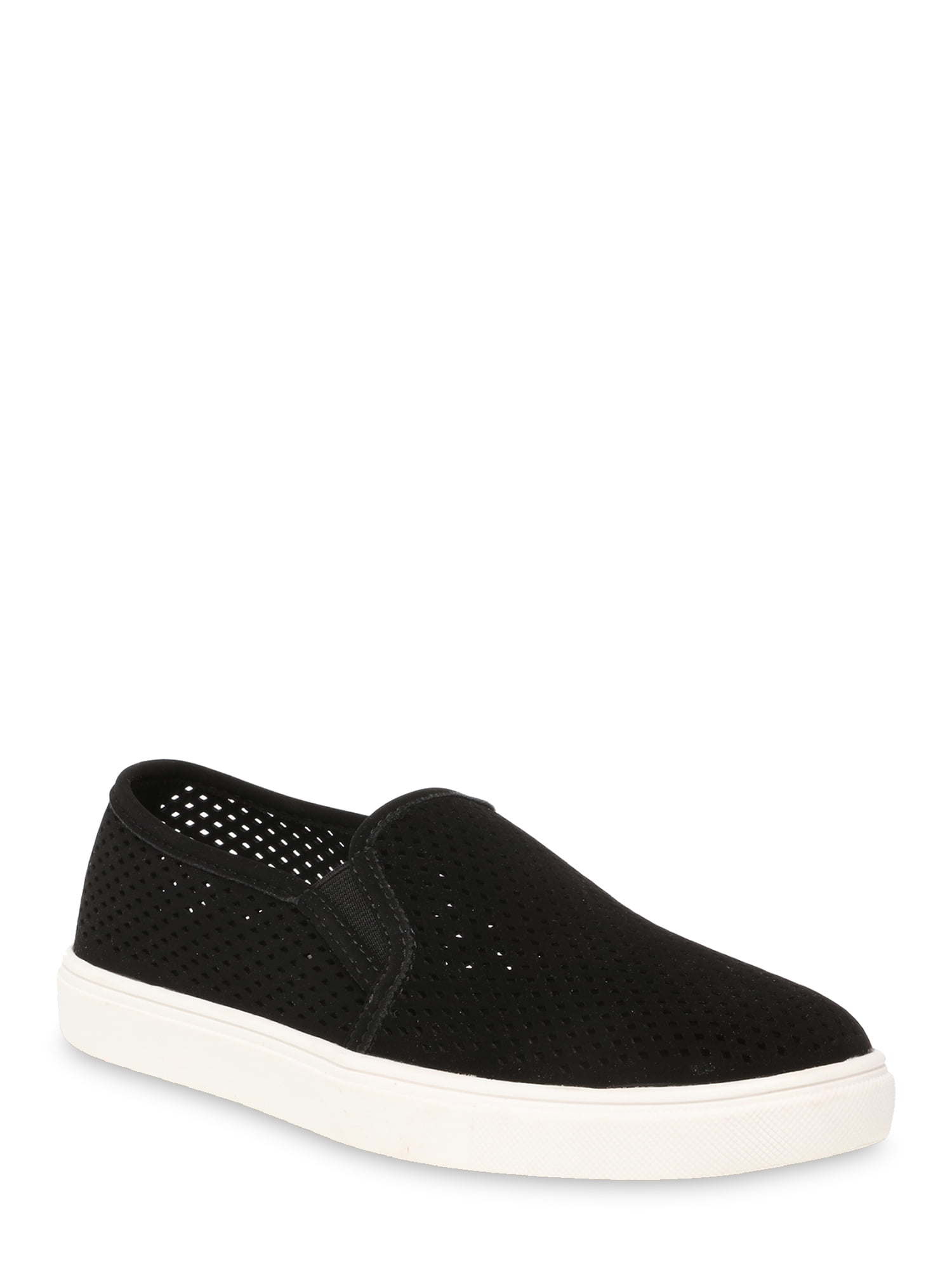 Time and Tru Perforated Twin Gore Slip-On Shoes - Walmart.com