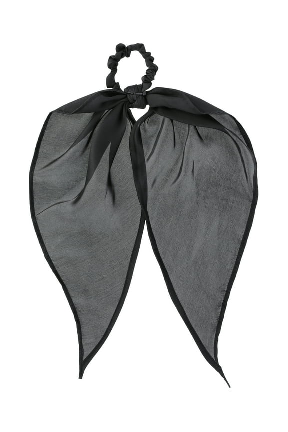 Women's Pony Scarf Hair Accessory, Black