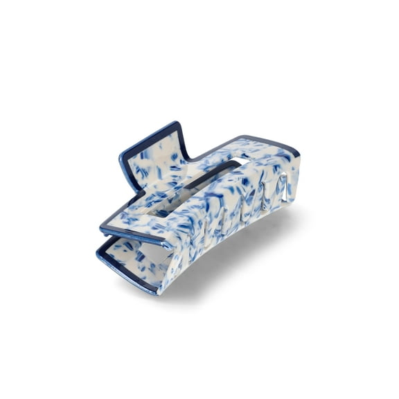 Time and Tru Rectangle Hair Claw, Blue