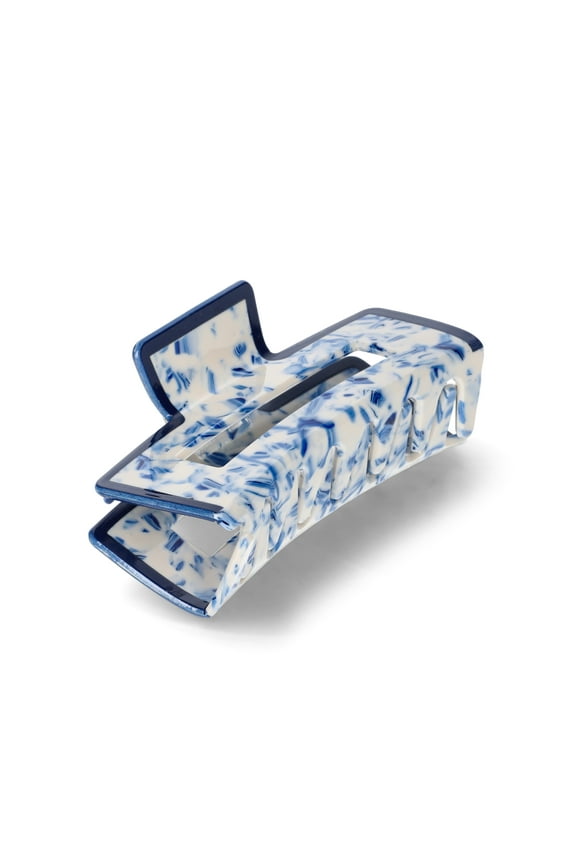 Rectangle Hair Claw, Blue