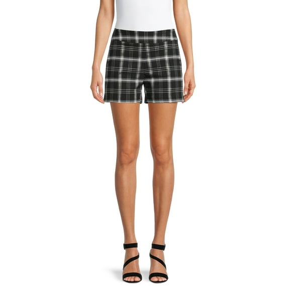 Time and Tru Regular Fit High Rise Flat Front Short (Women's), 1 Count, 1 Pack