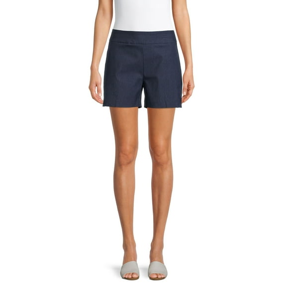 Time and Tru Regular Fit High Rise Flat Front Short (Women's), 1 Count, 1 Pack