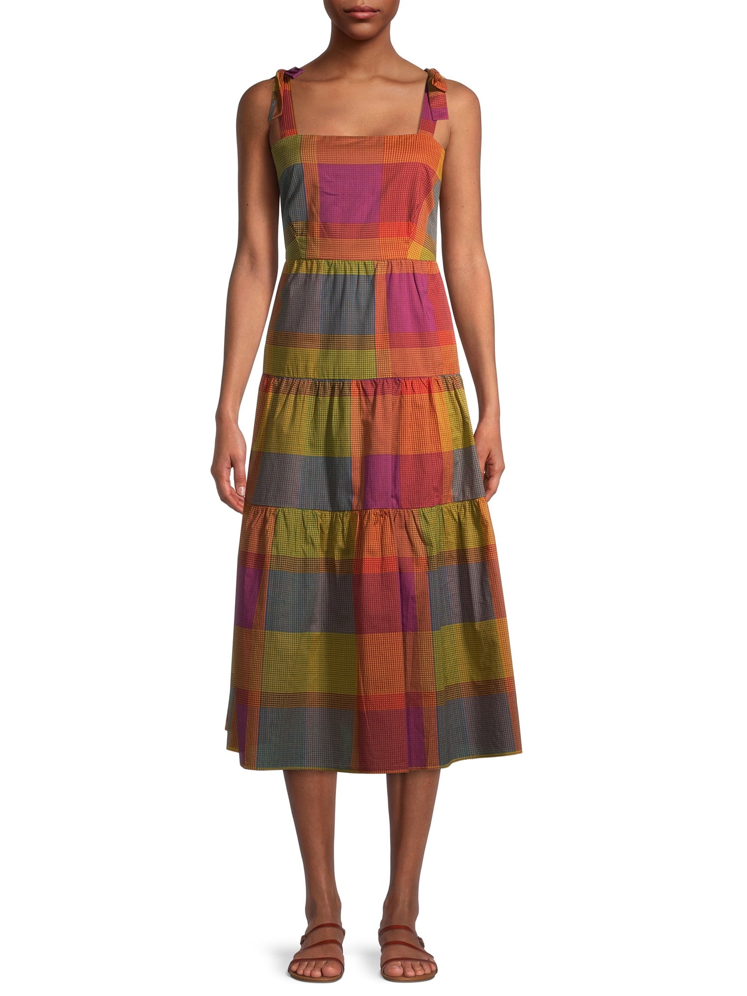 Time and Tru Relaxed Fit Sleeveless Sun Dress (Women's), 1 Count, 1