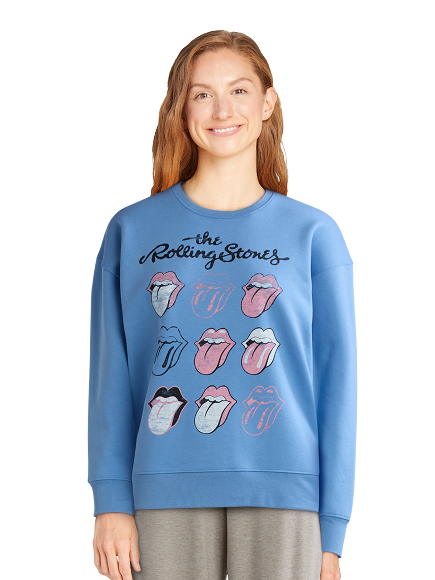 Rolling Stones Graphic Pullover Sweatshirt, Sizes XS-XXXL
