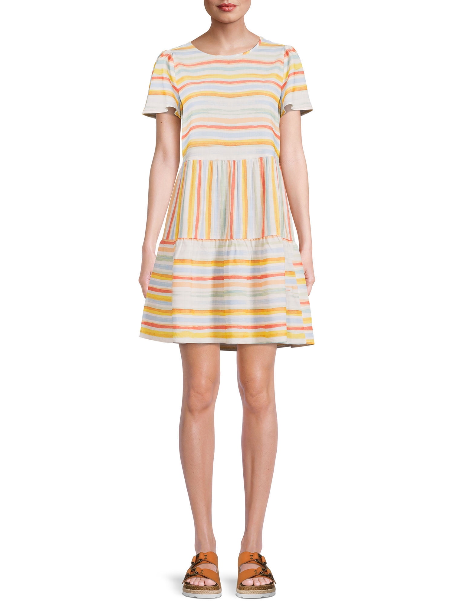 THANK ME LATER WOVEN MINI DRESS