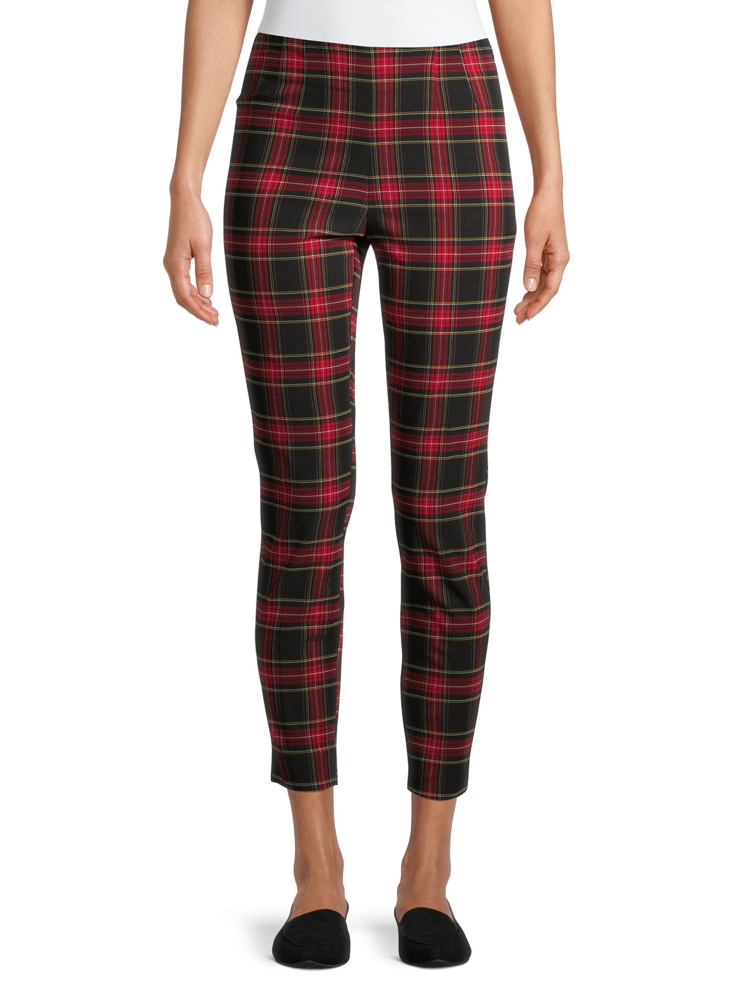 Time and Tru Tweed Casual Pants for Women
