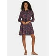 thumbnail image 1 of Time and Tru Soft Shirtdress, Women's and Women's Plus, Size XS-4X, 1 of 7