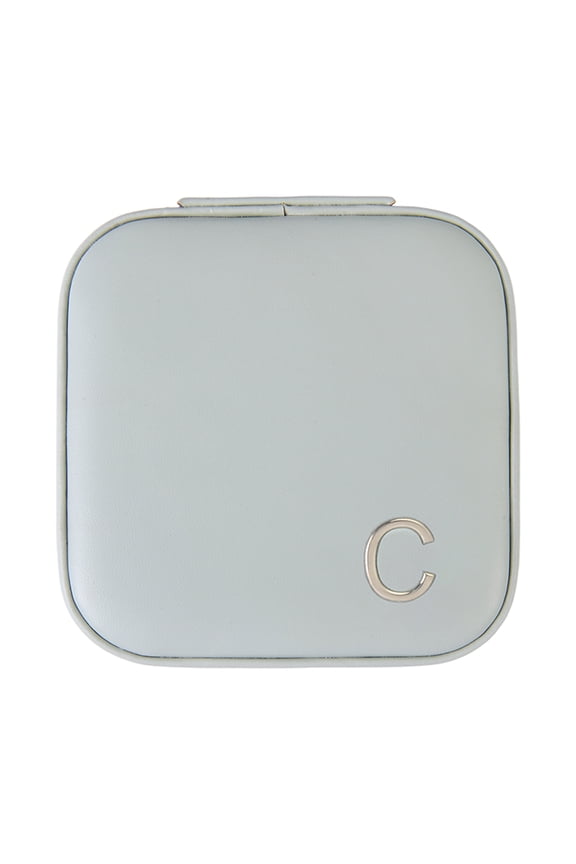 Square Sage Initial "C" Jewelry Organizer