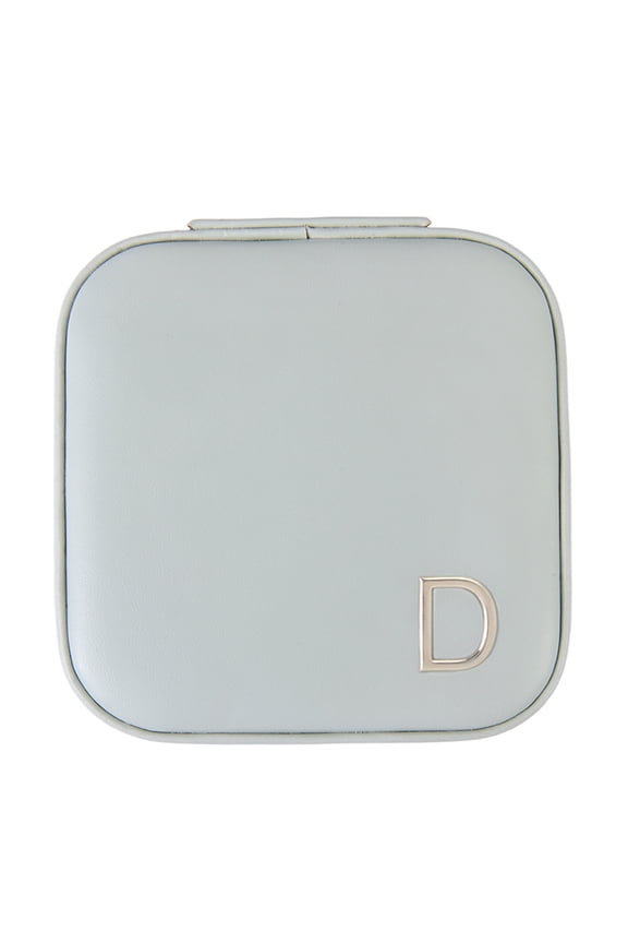 Square Sage Initial "D" Jewelry Organizer