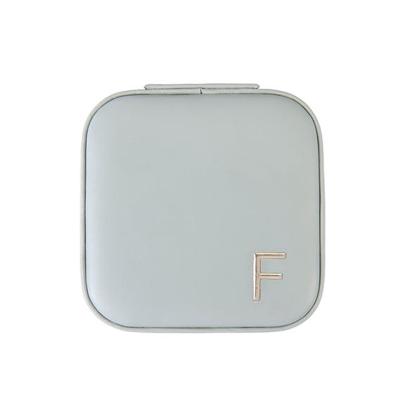 Time and Tru Square Sage Initial "F" Jewelry Organizer