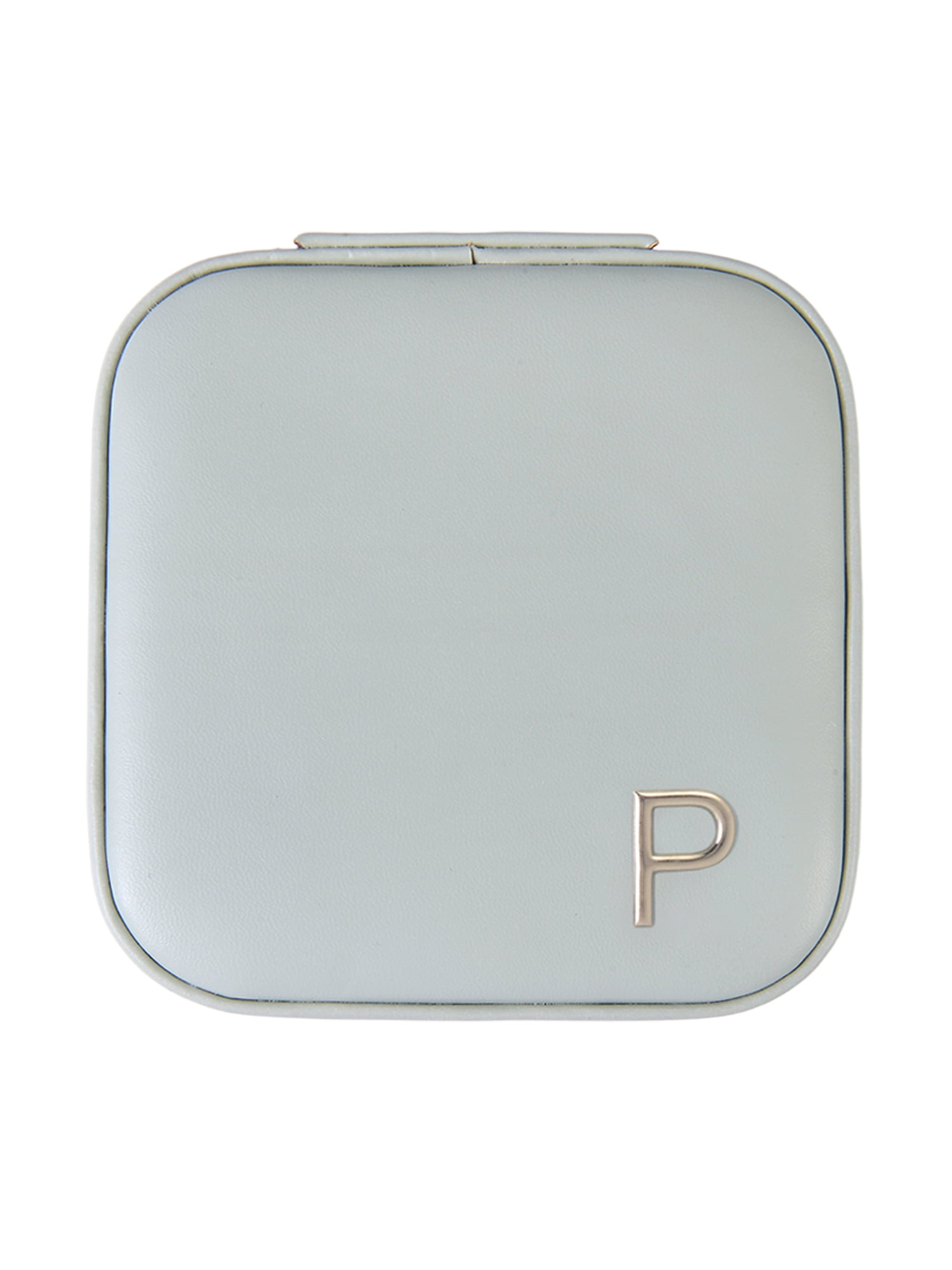 Time and Tru Square Sage Initial "P" Jewelry Organizer