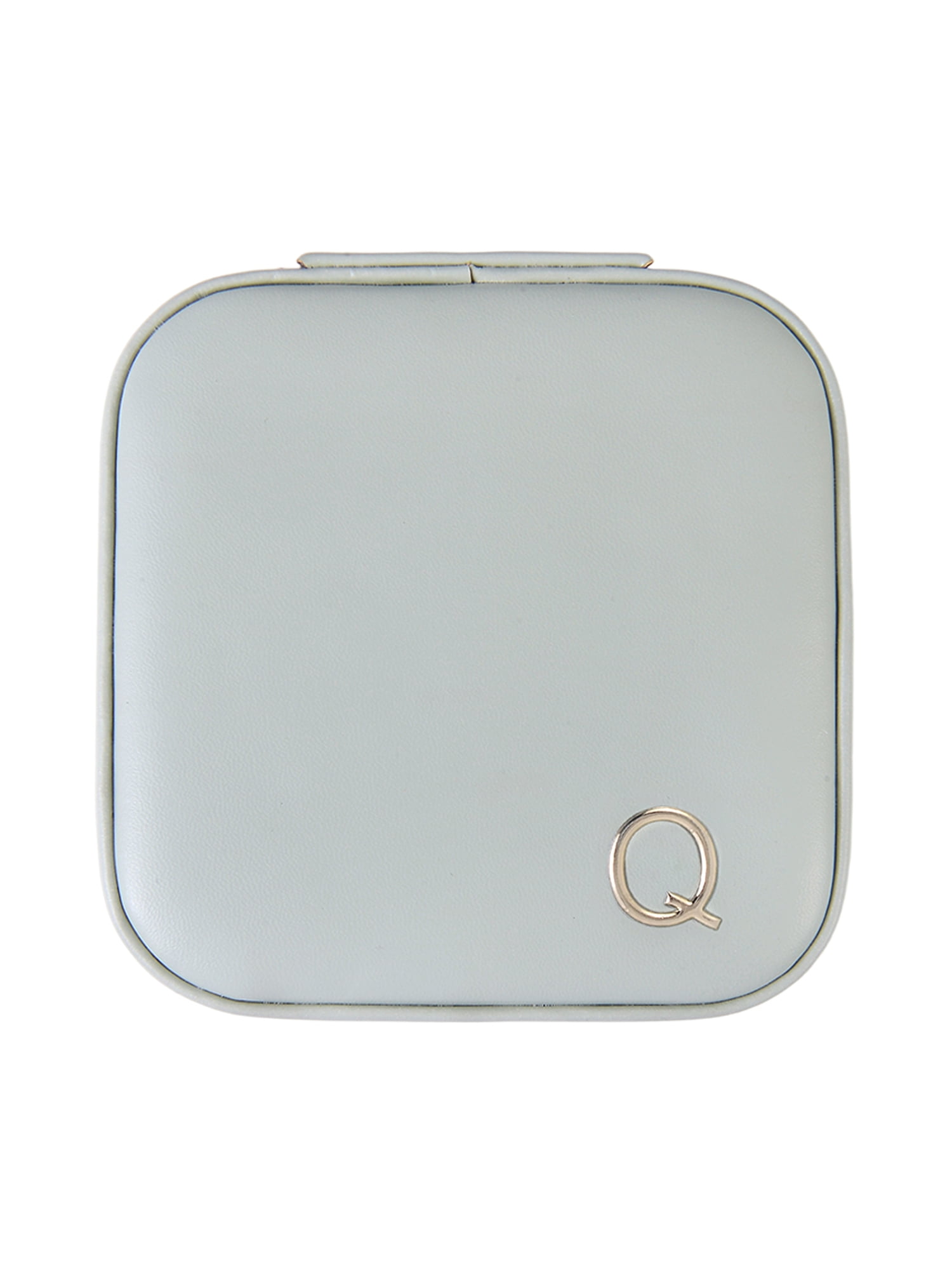 Time and Tru Square Sage Initial "Q" Jewelry Organizer
