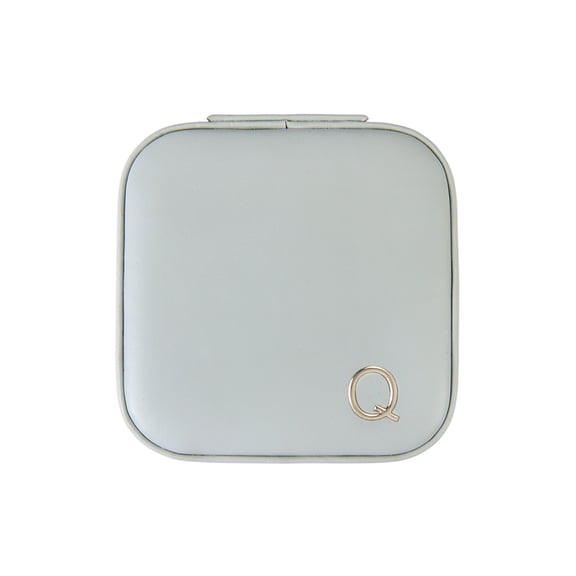 Time and Tru Square Sage Initial "Q" Jewelry Organizer