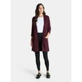 thumbnail image 1 of Time and Tru Women’s and Women’s Plus Super Soft Longline Cardigan Sweater, Lightweight, Size XS-4X, 1 of 5