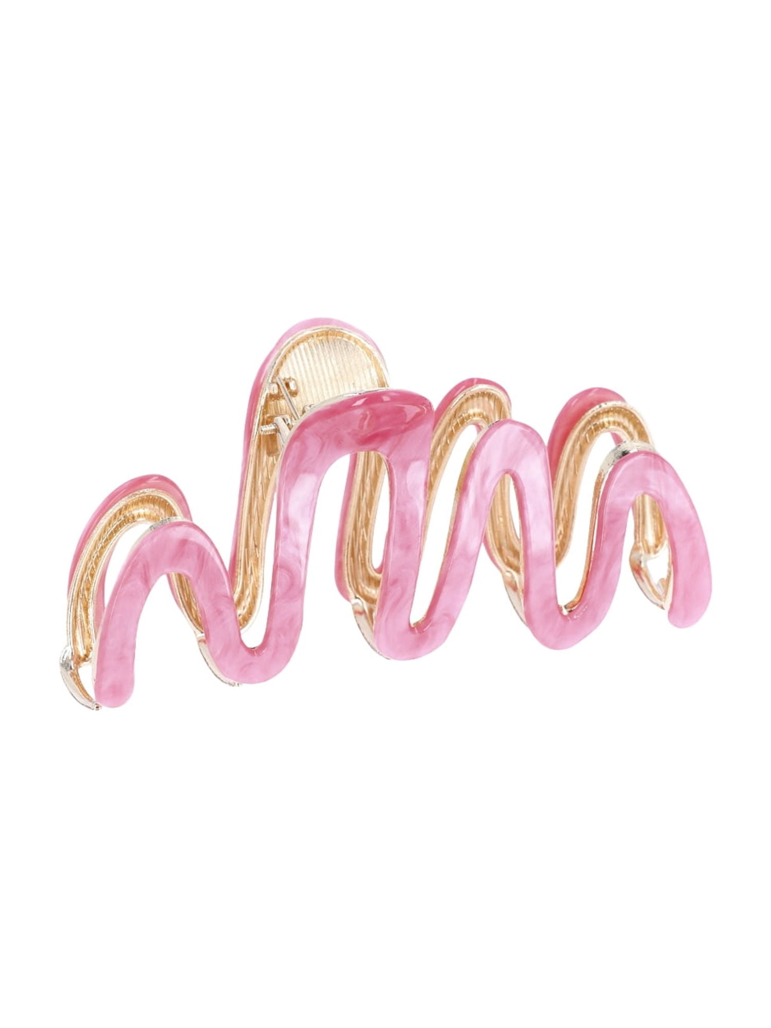 Time and Tru Swirl Hair Claw Clip, Pink
