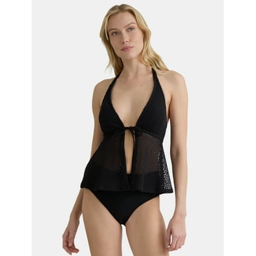 Time and Tru Women's and Women's Plus Tankini Top, Sizes XS-3X