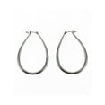 thumbnail image 1 of Time and Tru Tear Drop Hoop Earring Imrho, 1 of 2