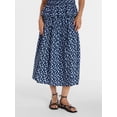 thumbnail image 1 of Time and Tru Women’s Tiered Maxi Skirt, Sizes XS-XXXL, 1 of 6