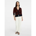 thumbnail image 1 of Time and Tru Women's V-Neck Cardigan Sweater, Lightweight, Sizes XS-XXXL, 1 of 6