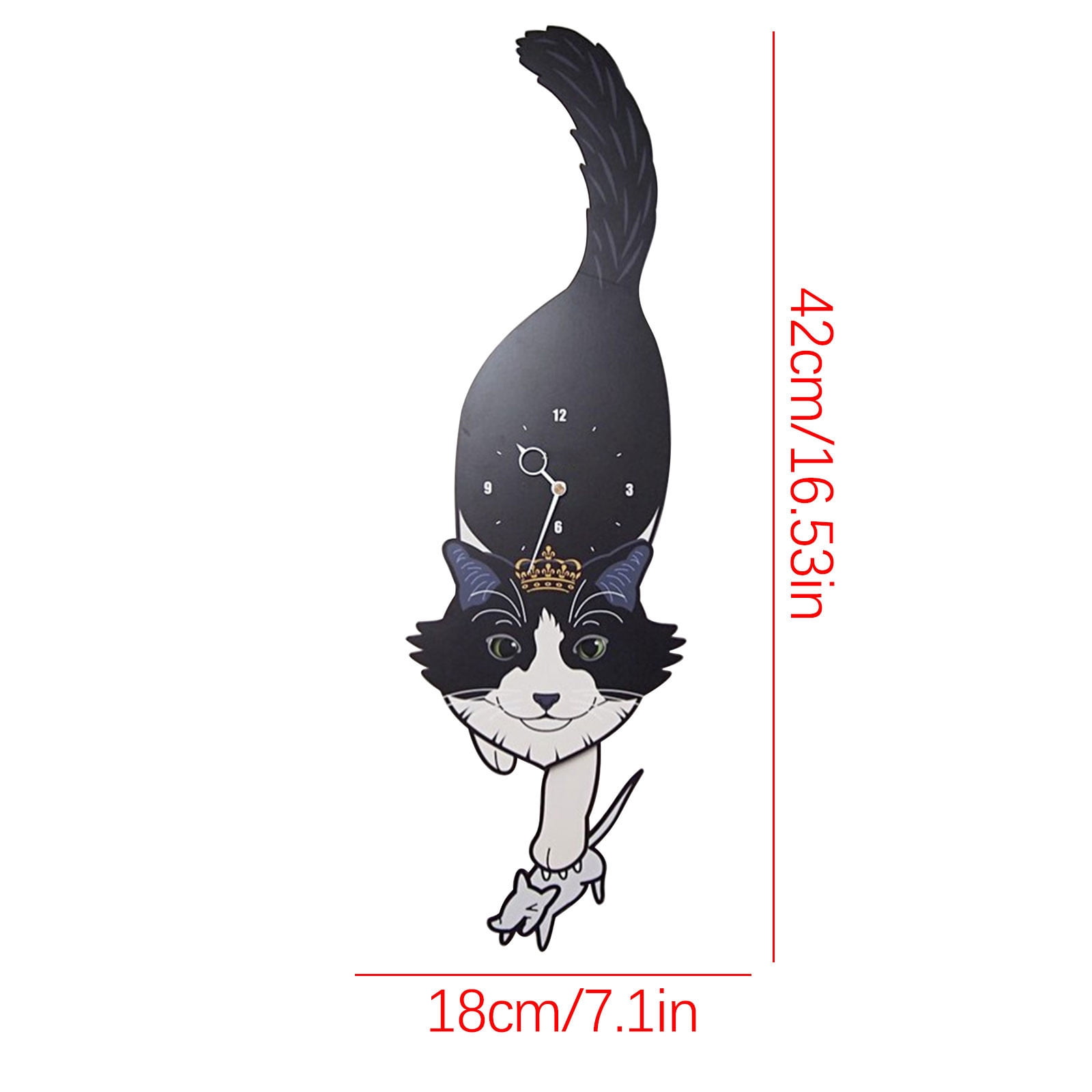 Time and Tru Wall Clock Living Room Home Clock Catch Fish Clock Wall