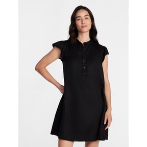 Time and Tru Women's Flutter Sleeve Mini Dress, Sizes XS-XXXL