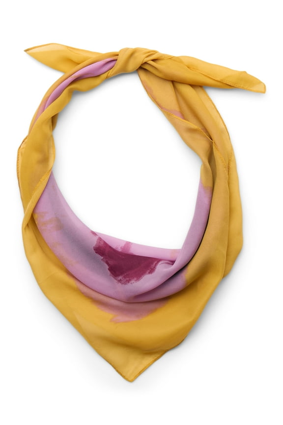 Women's 30 X 30 Printed Square Scarf, One Size, Crushed Plum