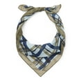 thumbnail image 1 of Time and Tru Women's 30 X 30 Printed Square Scarf, One Size, Green Ivy, 1 of 5