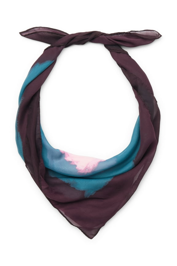 Women's 30 X 30 Printed Square Scarf, One Size, Pink Primrose