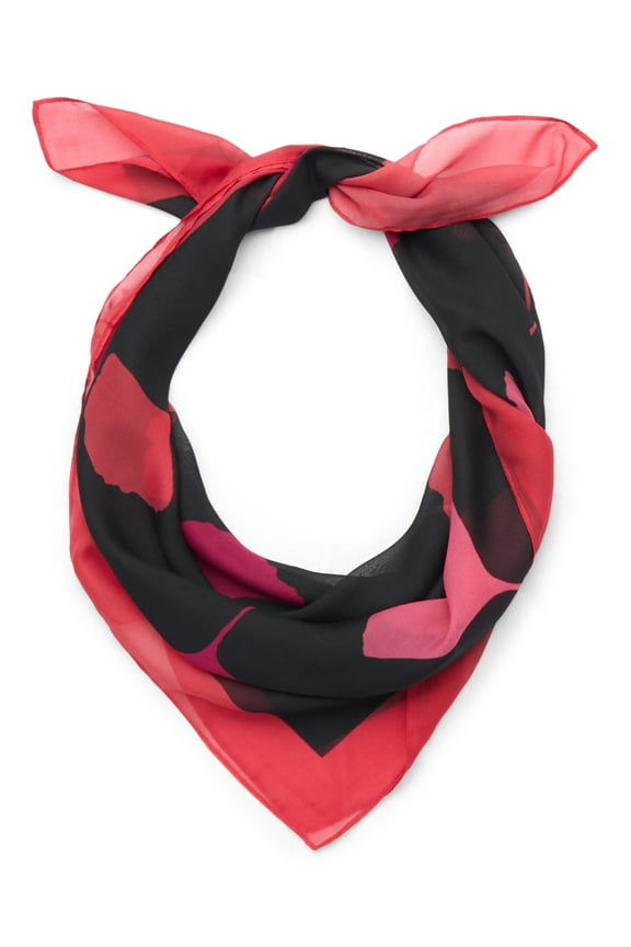 Women's 30 X 30 Printed Square Scarf, One Size, Scarlet Multi