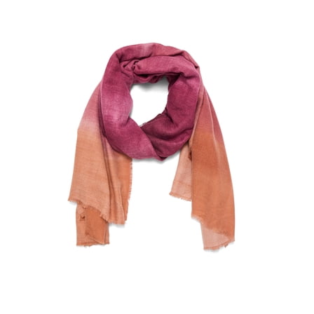 Time and Tru Women's Ombre Blanket Scarf, Crushed Plum