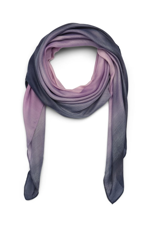 Women's Printed Square Scarf, Pink Pimrose