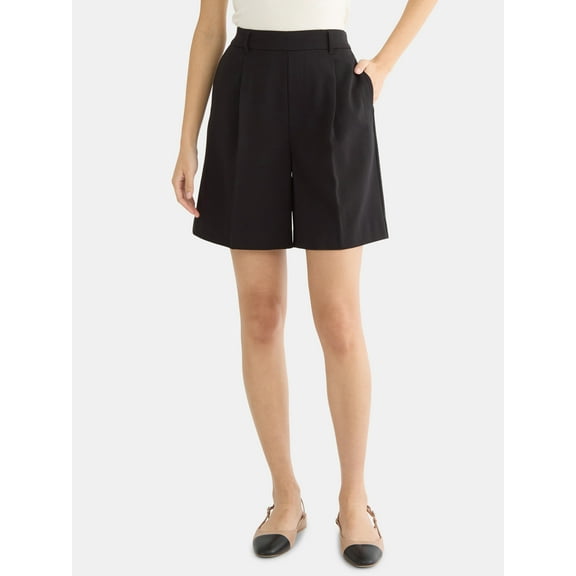 Time and Tru Women's A-Line Bermuda Shorts