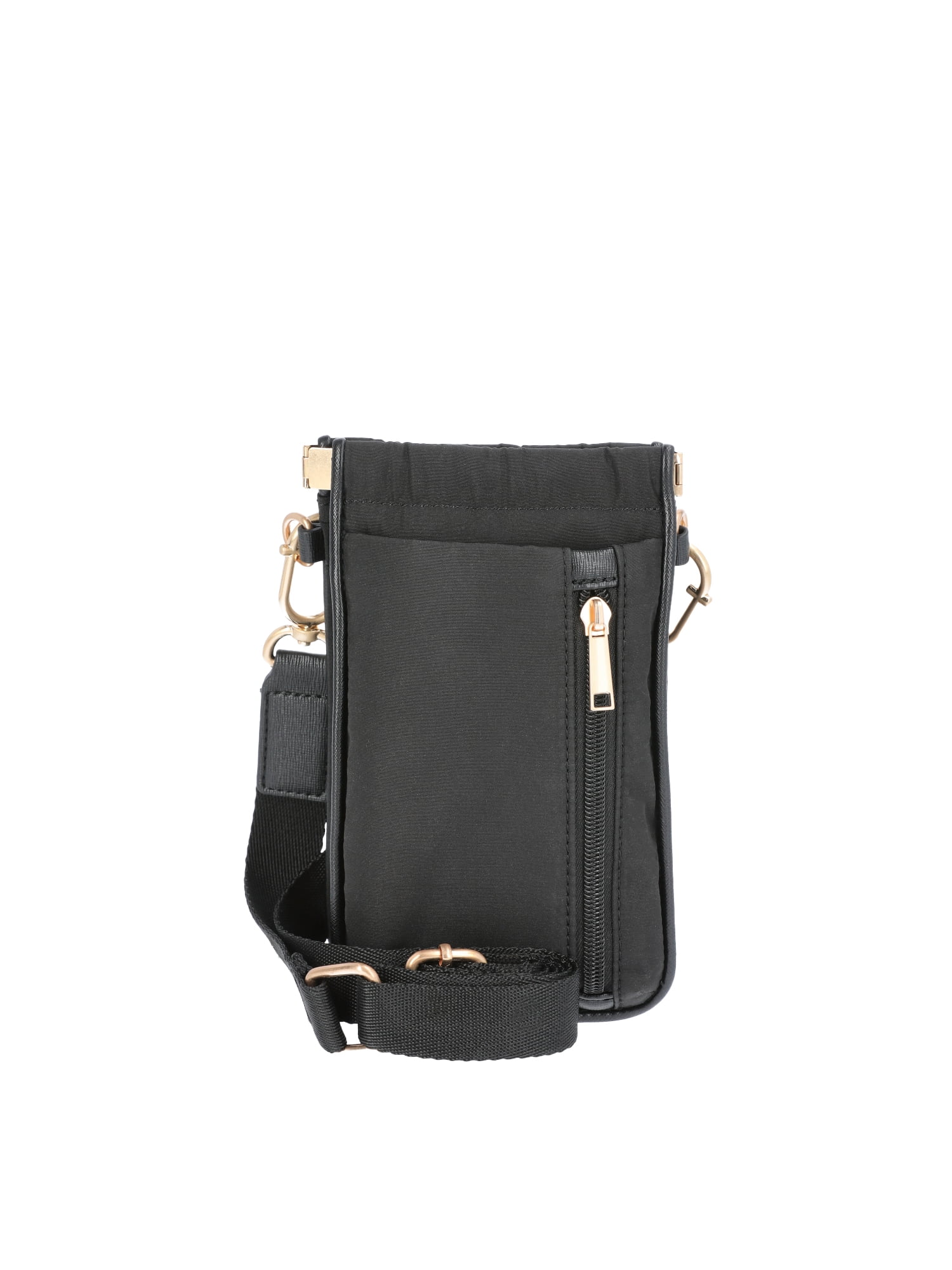 Time and Tru Maxwell Satchel Black, Adjustable Side Studs