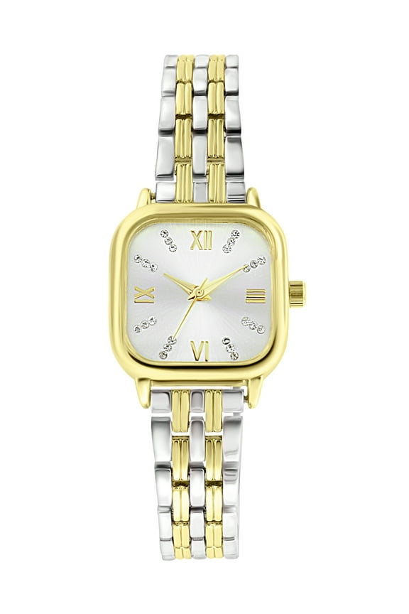 Women's Adult Round Two-Tone Analogue Watch