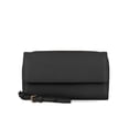 thumbnail image 1 of Time and Tru Women's Ainsley Bulk Clutch, Solid Black, 1 of 4