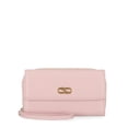 thumbnail image 1 of Time and Tru Women's Ainsley Bulk Clutch, Solid Pink, 1 of 4
