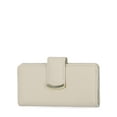 thumbnail image 1 of Time and Tru Women's Alexandra Slim Wallet, Solid Cream, 1 of 4