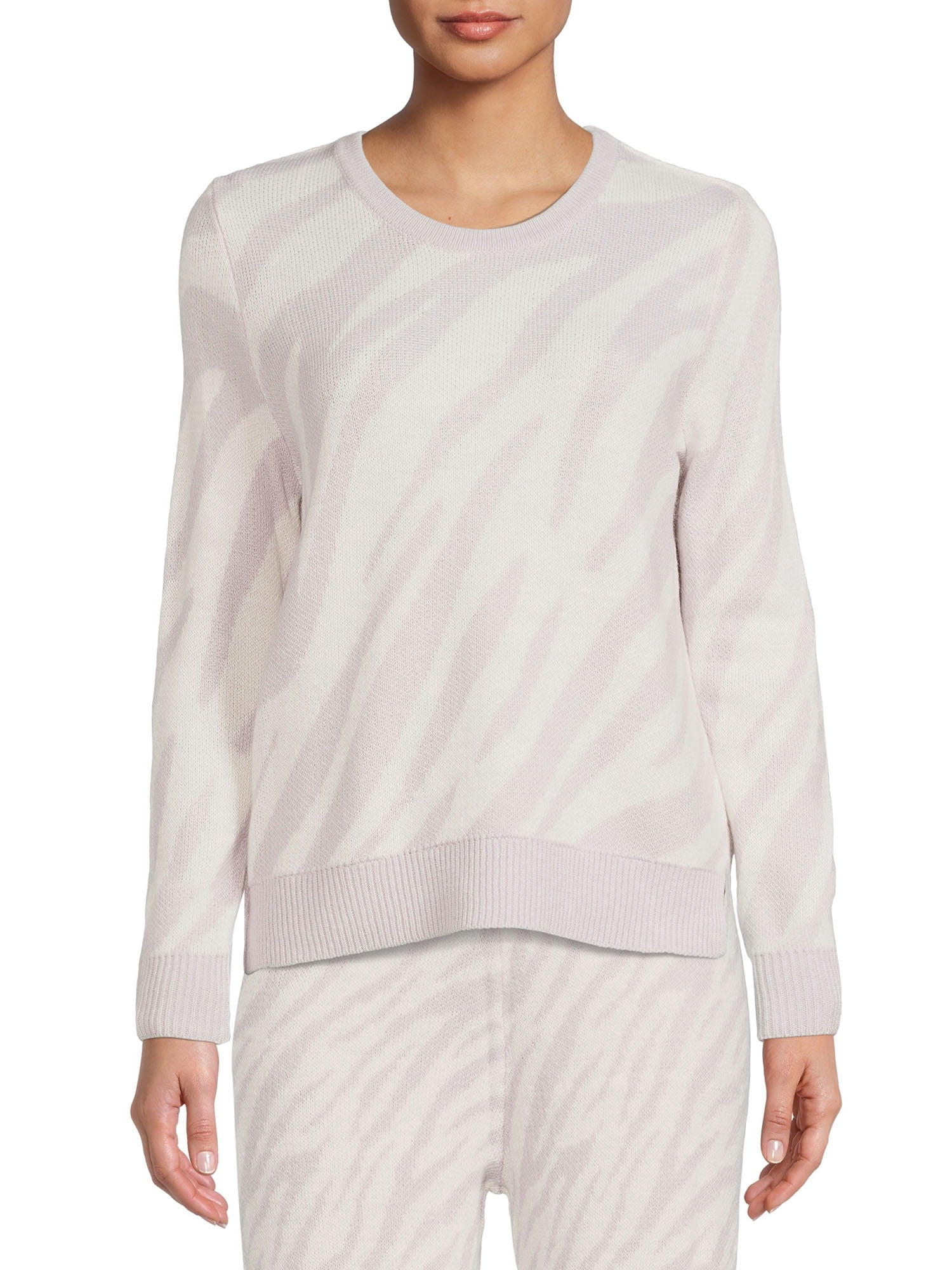 Time and Tru Women's Animal Print Sweater, Lightweight, Sizes S-XXXL