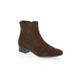 thumbnail image 1 of Time and Tru Women's Faux Suede Ankle Boots, Wide Width Available, 1 of 5