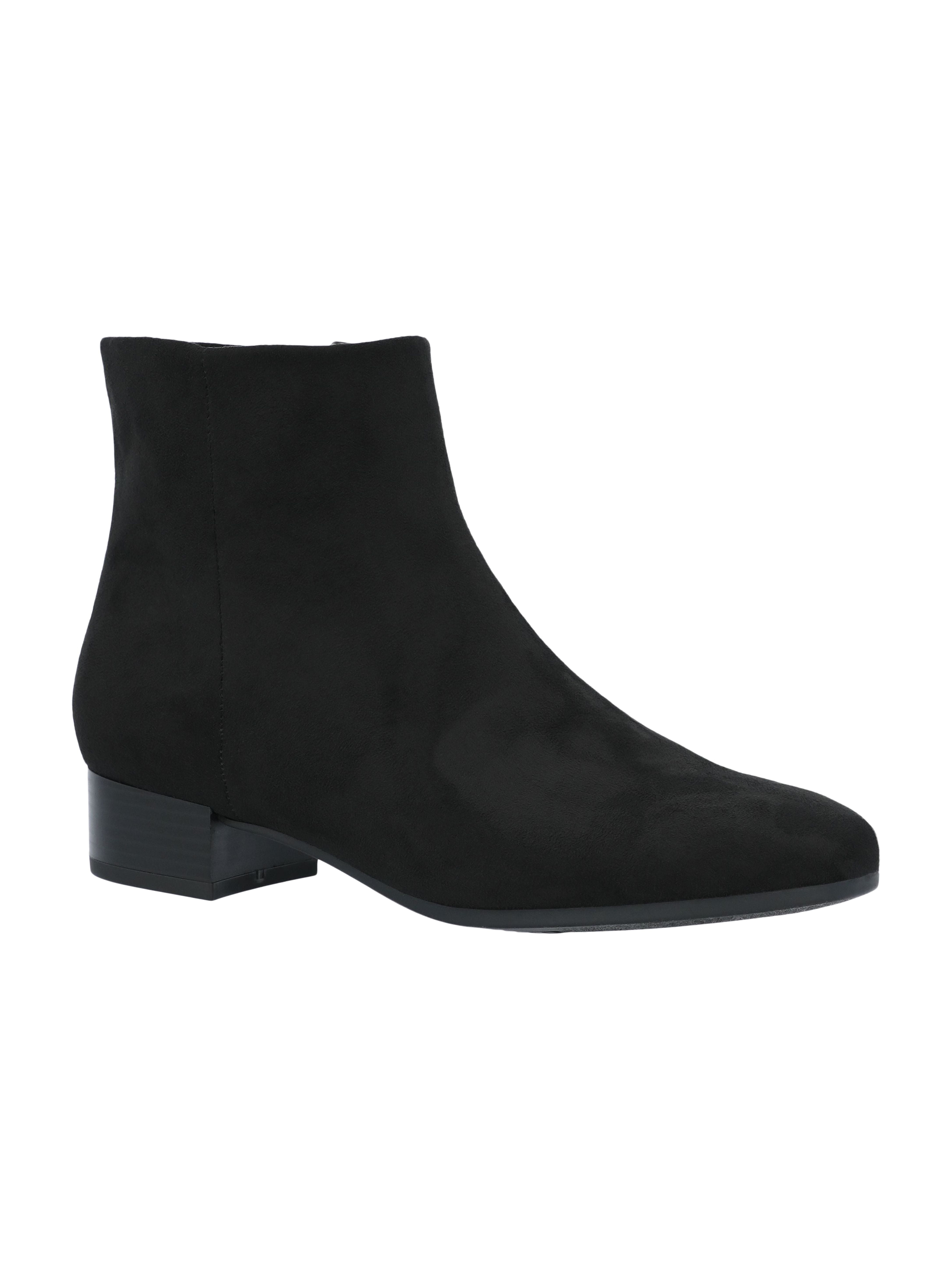 Walmart Coupons of Time and Tru Women's Faux Suede Ankle Boots, Wide Width Available